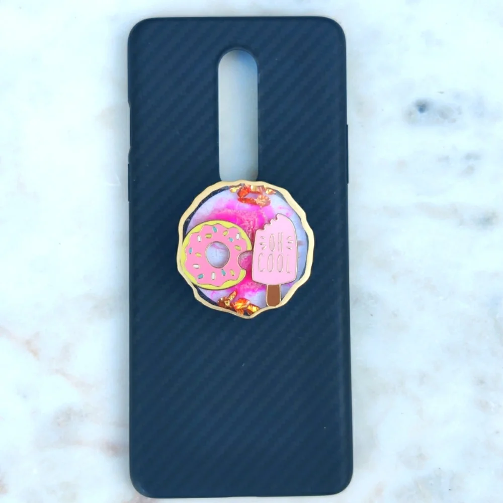 Handmade Resin Phone Grip
